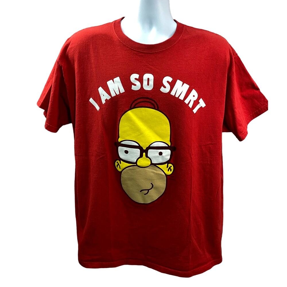 Homer Simpson I Am So Smart T-Shirt Mens XL 2010 The Simpsons